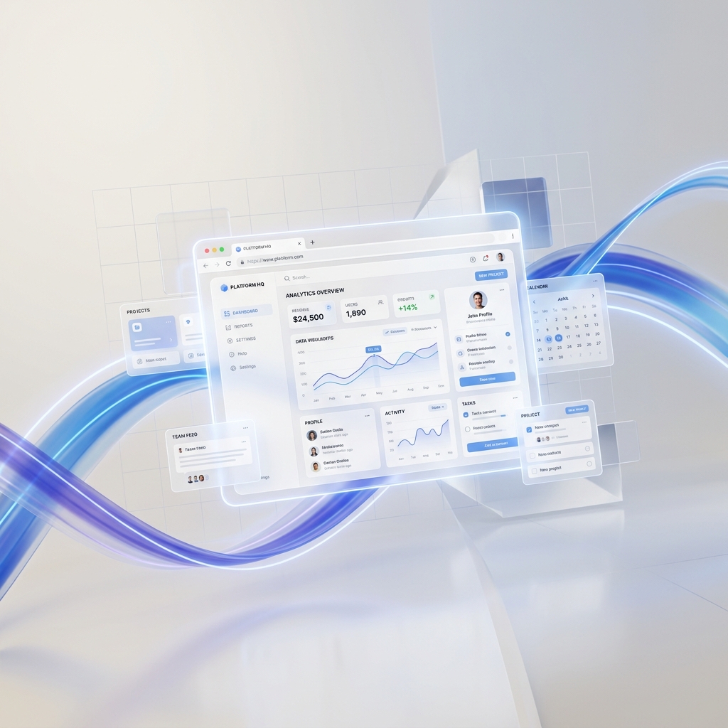 Illustration representing browser education and online learning
